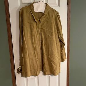 100% Linen!  By FLAX.  Size large